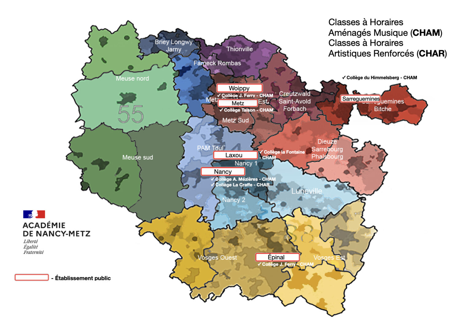 Carte Des Classes Horaires Am Nag S Education Musicale Et Chant Choral