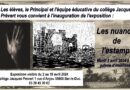 Exposition au L.A.C du Collège Jacques Prévert de Bar-le-Duc