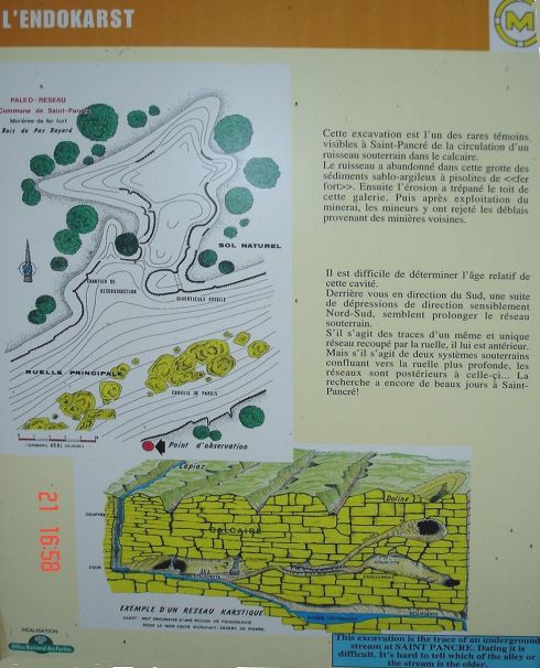 le karst de Saint Pancré