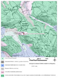 Extrait de carte géologique - Arrentès-de-Corcieux (88)
