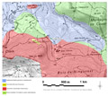Extrait de carte géologique - Le Thillot (88)