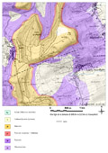 Extrait de carte géologique - Lorry-Mardigny (57)
