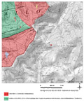 Extrait de carte géologique - Col des Bagenelles (68)