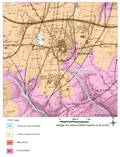 Extrait de carte géologique - Phalsbourg (57)