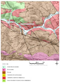 Extrait de carte géologique - Saint Jean d'Ormont (88)