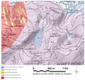 Extrait de carte géologique - La Bresse 3 (88)