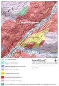 Extrait de carte géologique - La Bresse 4 (88)