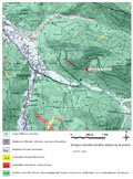Extrait de carte géologique - Plainfaing (88)