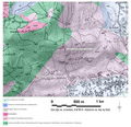 Extrait de carte géologique - Saint-Amé 2 (88)