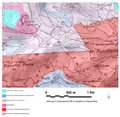 Extrait de carte géologique - Basse-sur-le-Rupt (88)