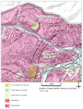 Extrait de carte géologique - Freyming-Merlebach (57)
