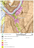 Extrait de carte géologique - Sierck-les-Bains (57)