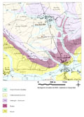 Extrait de carte géologique - Landroff (57)