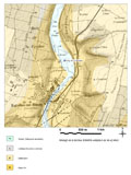 Extrait de carte géologique - Bazoilles-sur-Meuse (88)