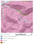 Extrait de carte géologique - Vexaincourt-Maix (88)