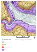 Extrait de carte géologique - Sexey-aux-Forges (54)