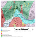 Extrait de carte géologique - La Bresse 2 (88)