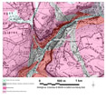 Extrait de carte géologique - Plombières-les-Bains (88)