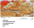 Extrait de carte géologique - Urbès (68)