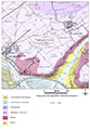 Extrait de carte géologique - Art-sur-Meurthe (54)