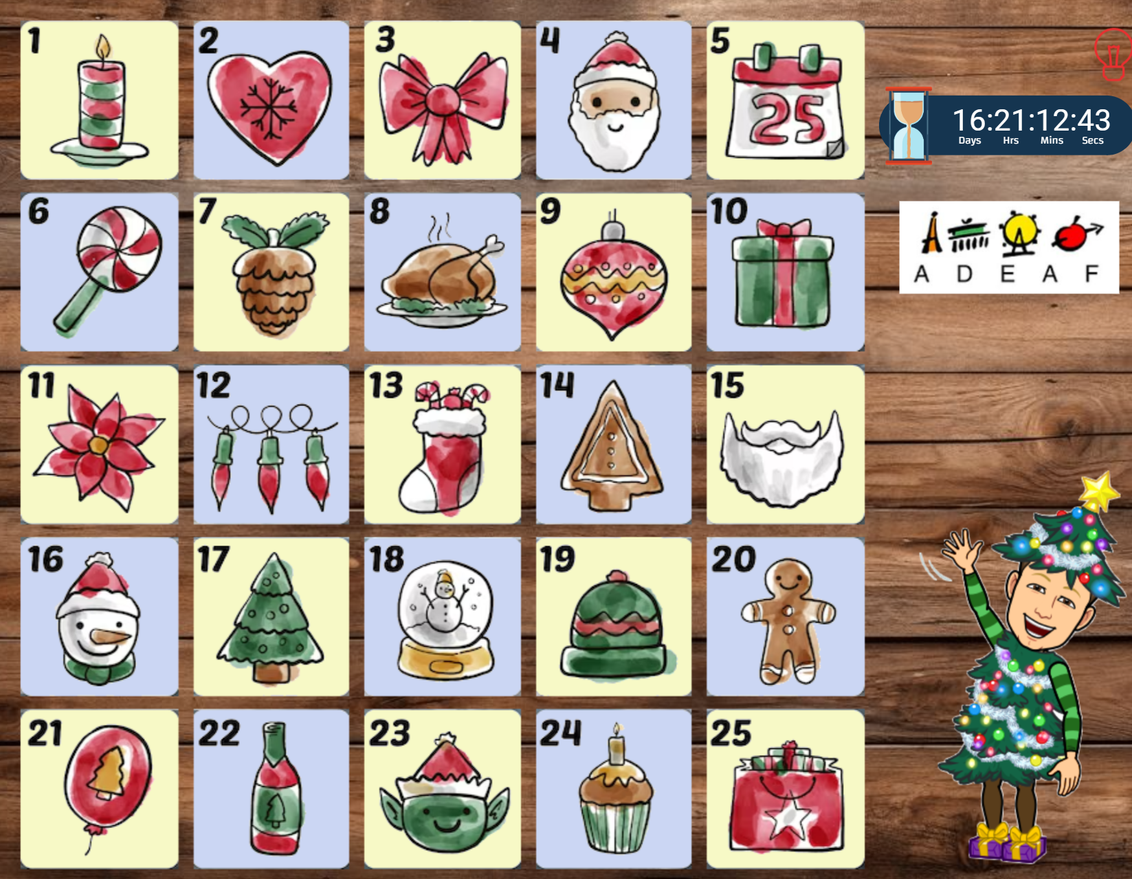 You are currently viewing Découvrez le Calendrier de l’Avent Culturel de l’ADEAF !