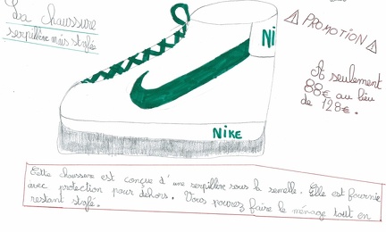 La chaussure serpillière