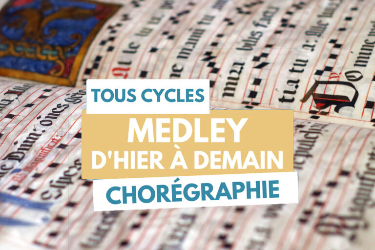 medley hier à demain zikobul chorégraphie cpem histoire évolution musique danse éducation musicale écoute active gestes Elisabeth Bock