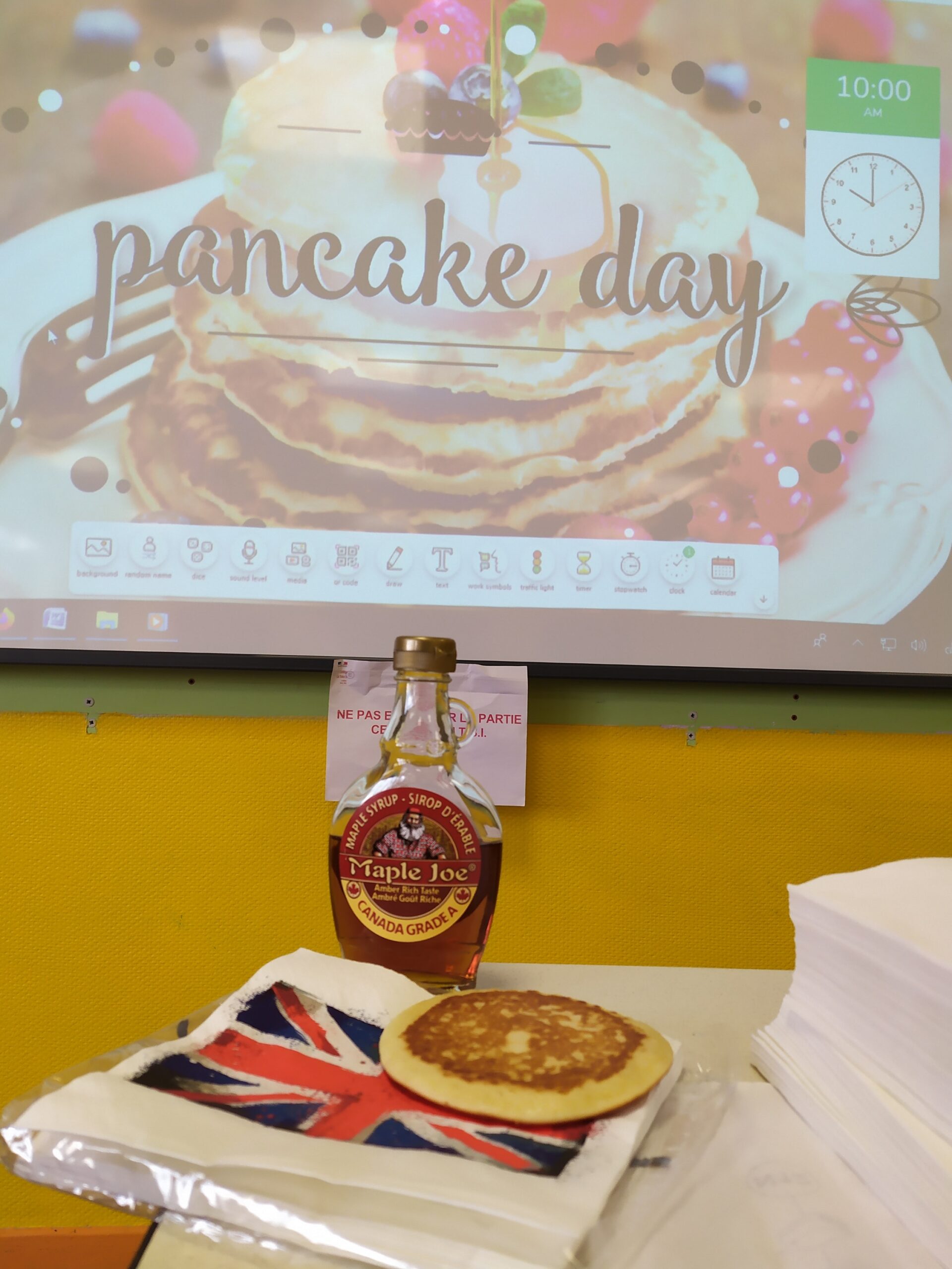 Pancake Day in English Class La P'titeSource