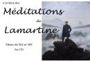 Méditations de Lamartine, écrits d'élèves