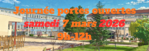 Journée portes ouvertes samedi 7 mars 2026 9h-12h