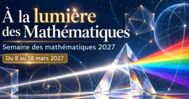 Semaine des mathématiques 2027 : à la lumière des mathématiques