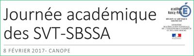 Titre - journée académique des SVT-SBSSA